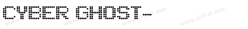 cyber ghost字体转换